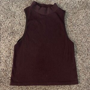 Eye Candy Red Fitted Crop Tank Top